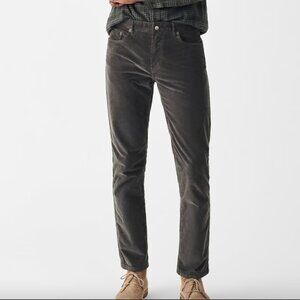 FAHERTY Gray Stretch Organic Cotton Cords- Sz 32- Like New!